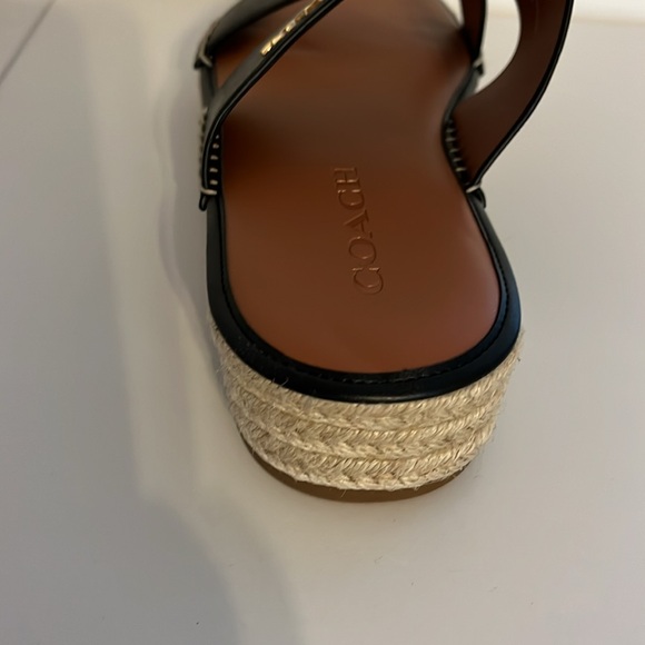 NWOT COACH PLATFORM SANDALS - Picture 5 of 7